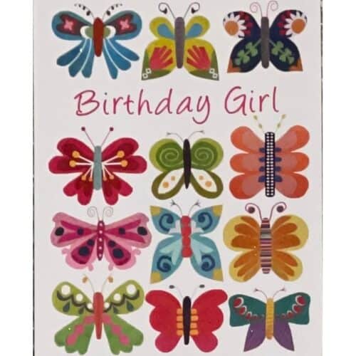 Butterfly birthday card